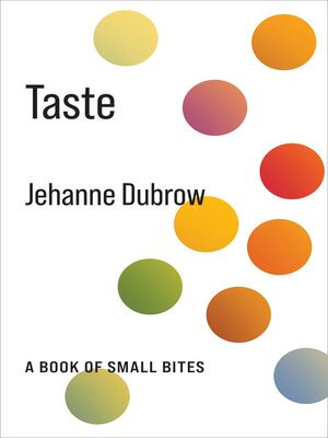 Taste - ebook